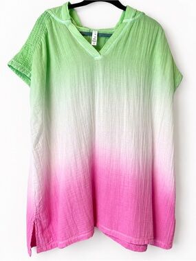 Lane Bryant  Ombre V-Neck Tunic- Active Wear